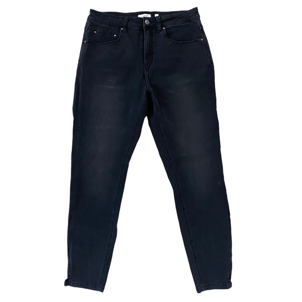 A LOVES A high waisted stretchy black jeans pants sz 31 - casual